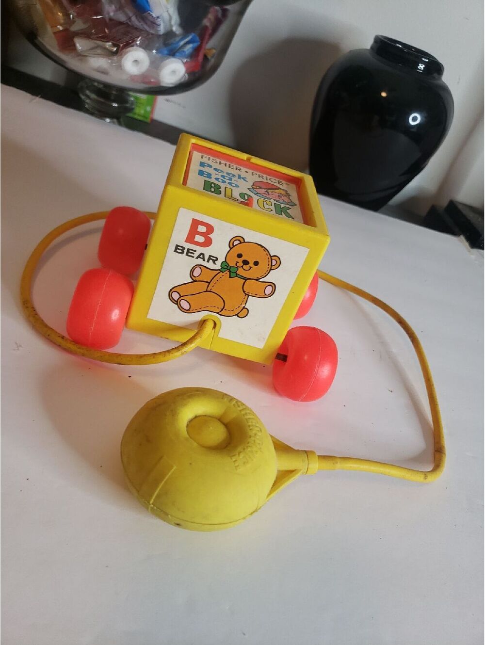 Fisher-Price Peek-a-Boo Block 1970